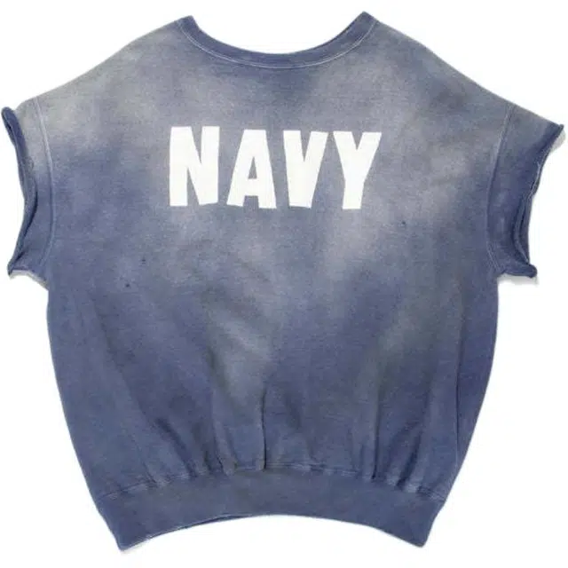 bowwow SS25 US NAVY SS SWEATSHIRT T