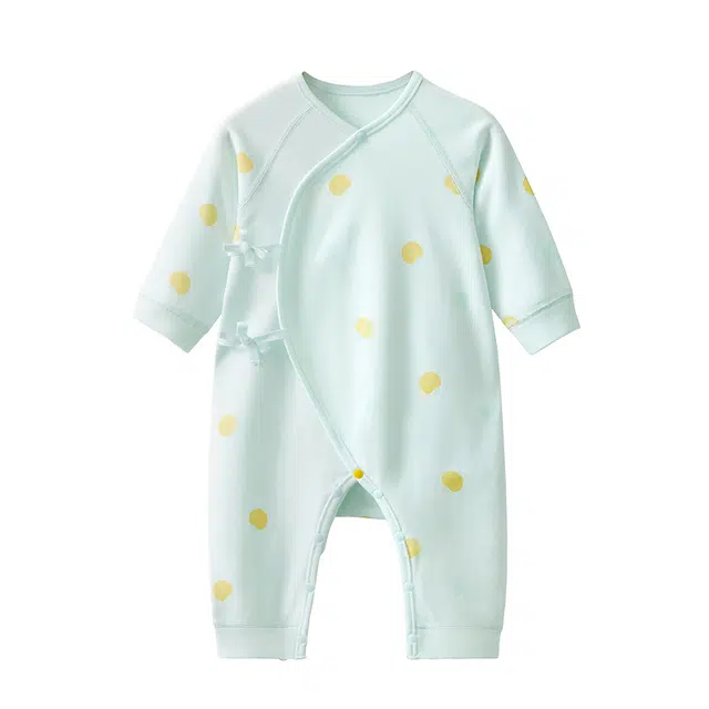十月结晶 圆领时尚简约柔软连体衣 婴幼童