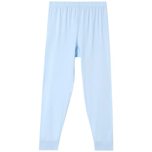 久岁伴 呼吸系列 吸湿排汗舒适打底裤 青少年 天蓝