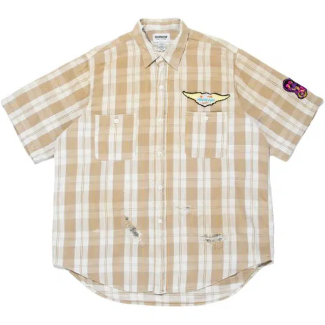 bowwow SS25 ELIMINATORS SS FLANNEL SHIRT
