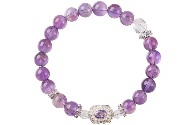 石头记 高级感新中式国风天然 紫水晶 手串 女款