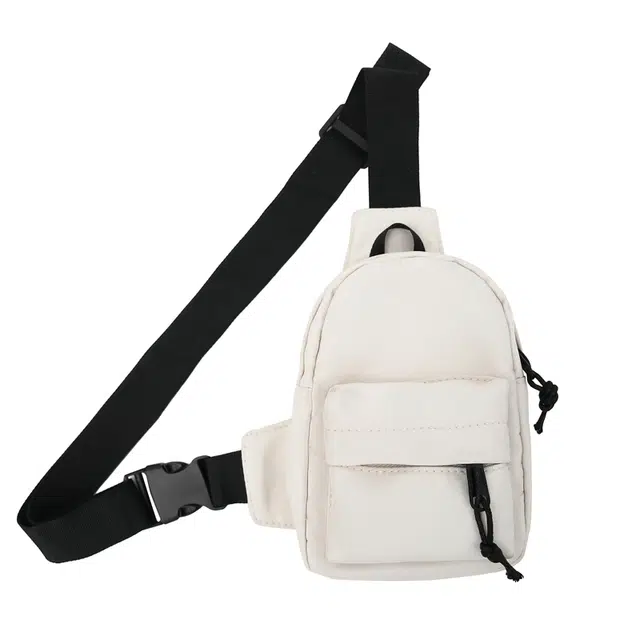 帕克熊 潮流个性时尚简约百搭 尼龙 胸包 男女同款情侣款 多色