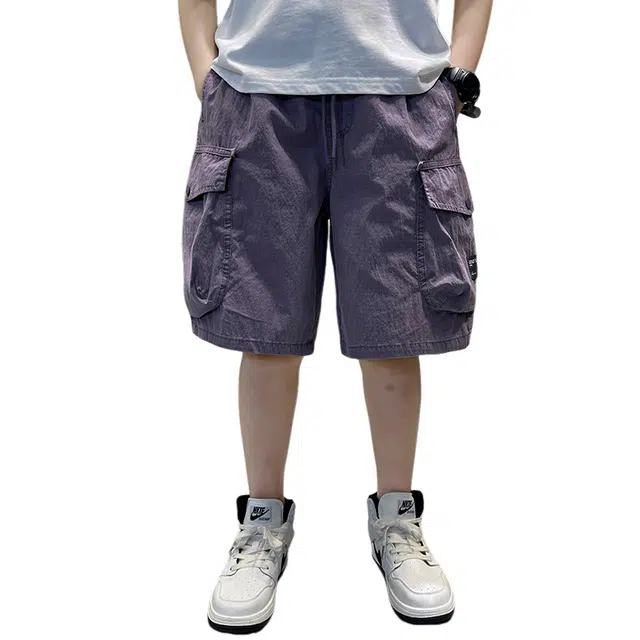 雅鹿 简约流行百搭短裤 青少年