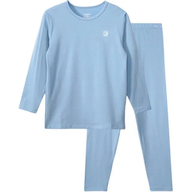 久岁伴 保暖吸湿排汗内衣套装青少年