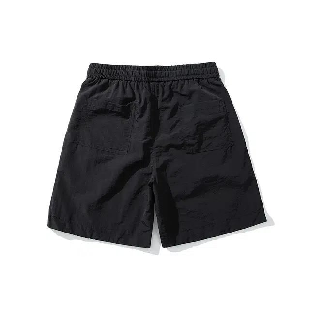 领航骆驼 美式高街宽松运动百搭系带休闲短裤 男女同款