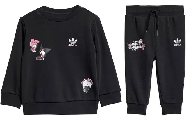 adidas Originals x Hello Kitty Crew Set Black