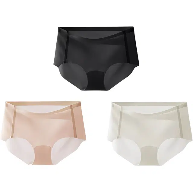 潞优野 薄款无痕三角隐形防夹裆透气夏季内裤 女款