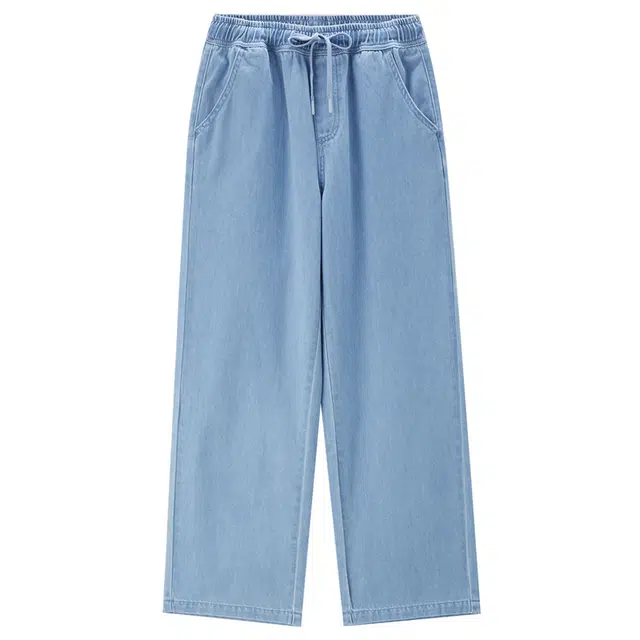 佐丹奴 纯色薄款直筒牛仔短裤 女款