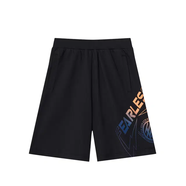 中小童 鸿星尔克儿童针织运动裤 柔软简约洋气松紧腰