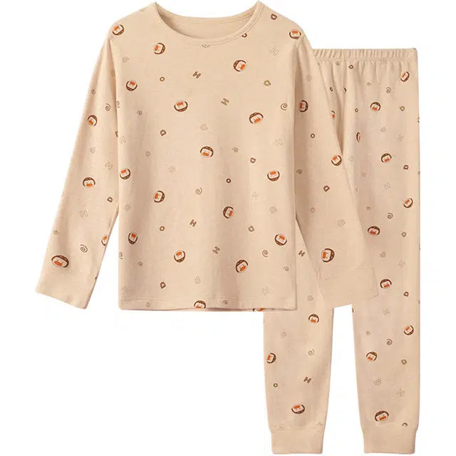 红豆 舒适亲肤柔软简约大方内衣套装 浅杏青少年