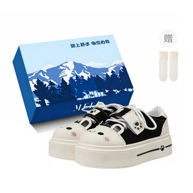 小鹿米利 洛丽塔宅系软萌少女百搭单鞋学生 防滑 低帮 板鞋 女