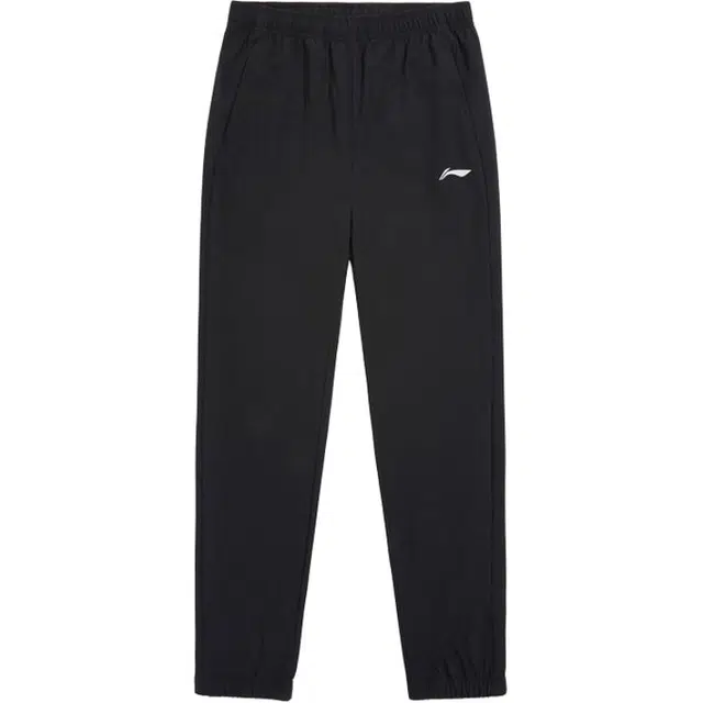 李宁儿童 舒适柔软透气休闲裤 大童 黑色