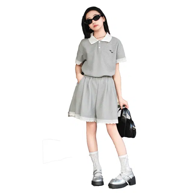 棉基因休闲运动套装 亲肤透气耐磨 儿童款