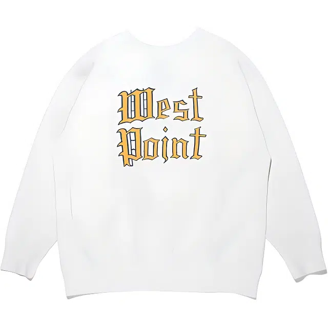 bowwow SS25 WEST POINT LOGO SWEATSHIRT