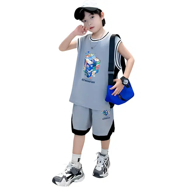 雅鹿休闲运动套装 气质百搭潮流 儿童款