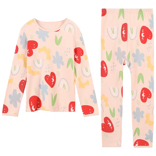 红豆 休闲舒适亲肤防菌防螨内衣套装青少年