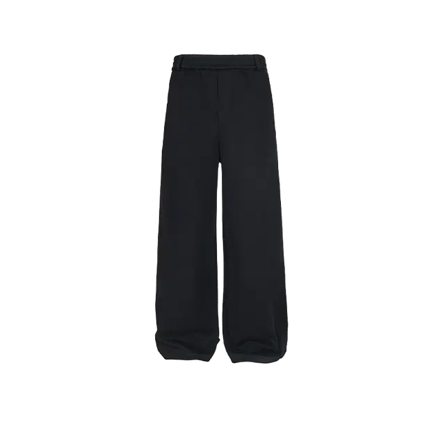 奇迹街区 复古纯色直筒街头宽松垂感百搭卫裤休闲裤 男女同款