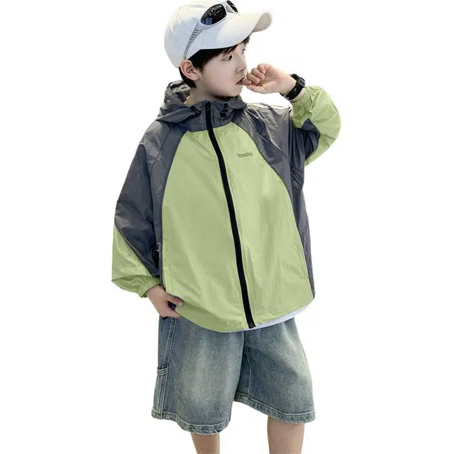 雅鹿夹克外套 时尚舒适简约潮流柔软透气 儿童款