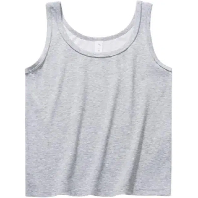 超级安踏 休闲简约纯色套头运动背心 女款 灰花灰