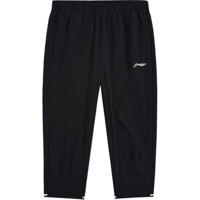 李宁儿童 校园系列 时尚百搭舒适柔软休闲裤 青少年 黑色