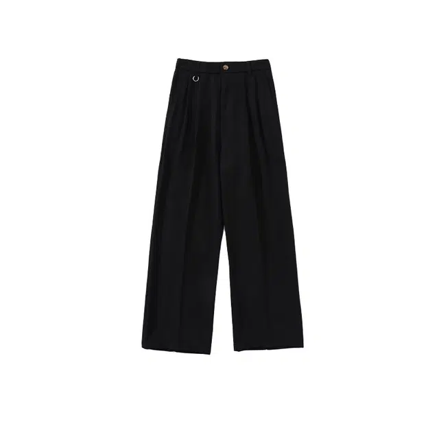 奇迹街区 日系极简宽松阔腿垂感百搭休闲裤 男女同款