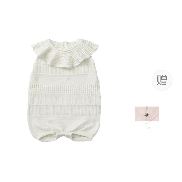 MARLMARL SS25 Knit frill rompers