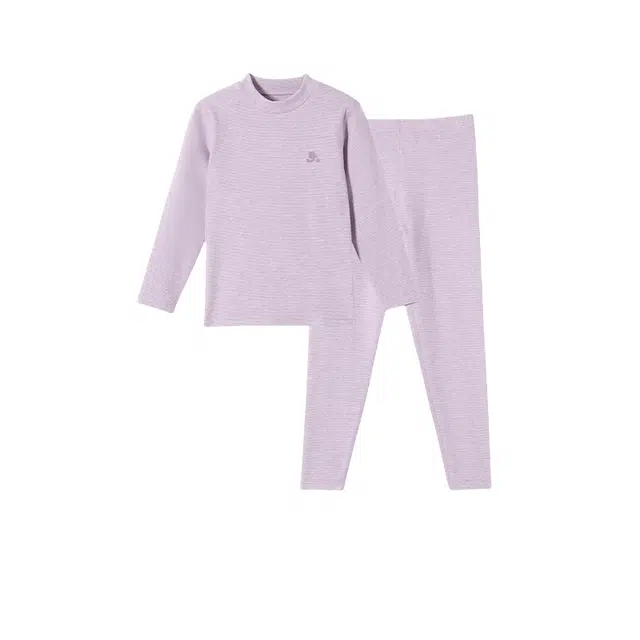 久岁伴 保暖居家柔软舒适透气内衣套装青少年