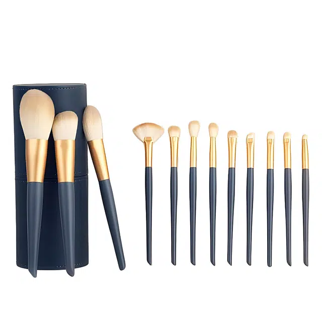 艾情草之恋  纳米丝星星闪动化妆刷带桶套装 修容晕染柔软