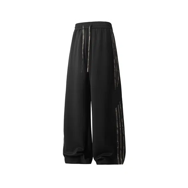 星际者 基础款宽松纯色美式潮流直筒休闲裤 男女同款