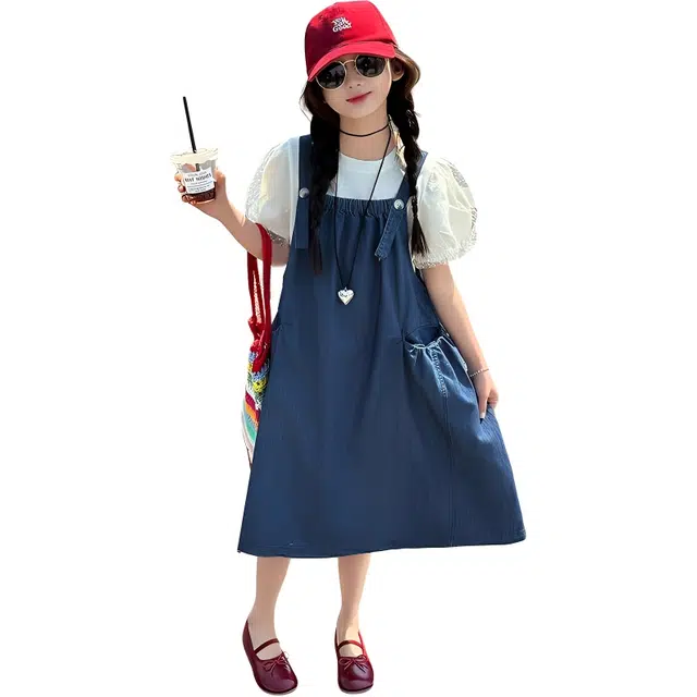 儿童款 雅鹿裙装套装 洋气潮流百搭短袖