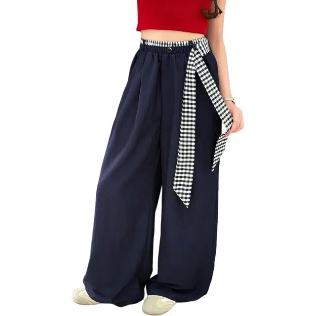 雅鹿长裤 简约洋气潮流舒适 藏青色 儿童款