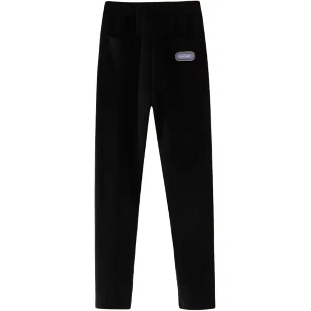 憨憨象字母贴标时尚舒适修身百搭 打底裤 青少年 黑色