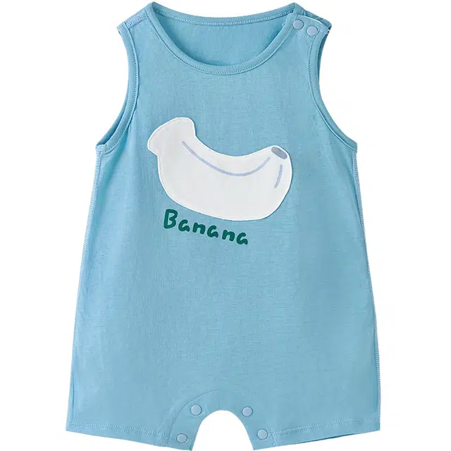 童泰连体衣 圆领亲肤百搭无袖 婴幼童