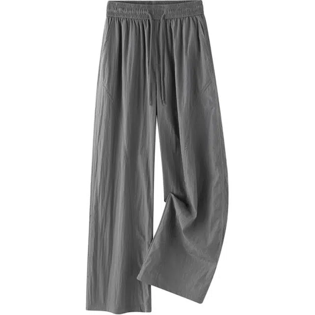 星际者 基础款纯色透气宽松美式潮流直筒休闲裤 男女同款