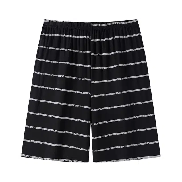 好福份 简约条纹百搭休闲透气可外穿家居服睡裤 男款