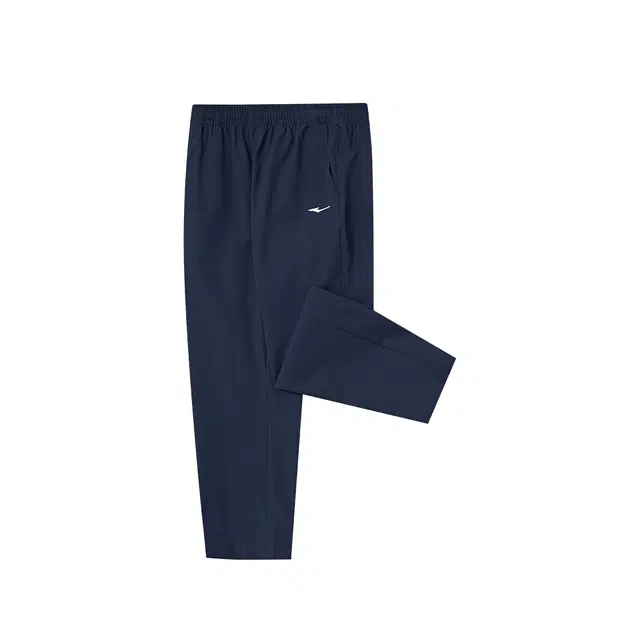 鸿星尔克儿童长裤 百搭洋气时尚气质纯色 蓝黑色 青少年