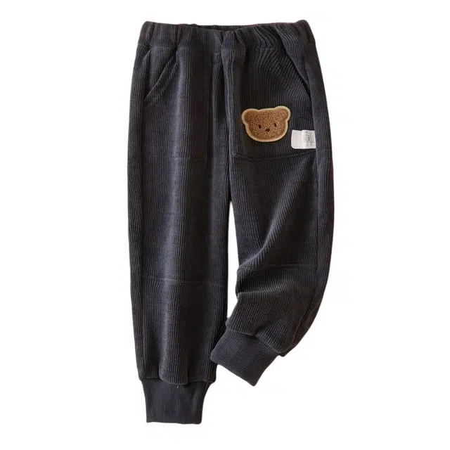 十月妈咪 舒适休闲简约亲肤长裤 中小童