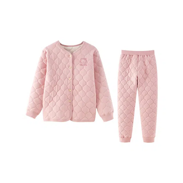 多妙屋 轻盈百搭保暖时尚内衣套装青少年