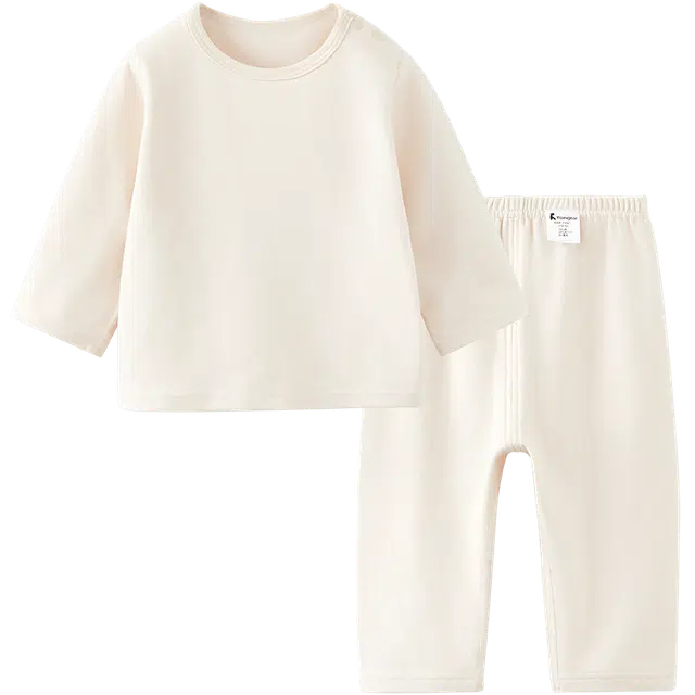 童泰 纯色舒适柔软百搭内衣套装中小童