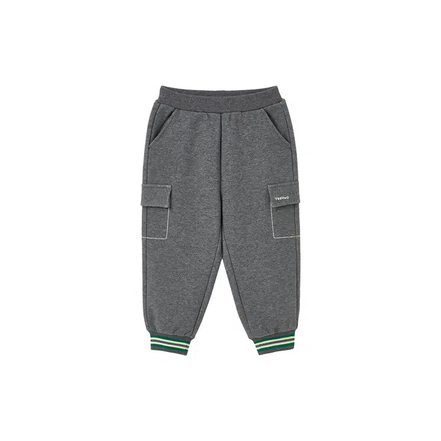 英氏 时尚扬起休闲百搭潮流宽松纯色长裤中小童