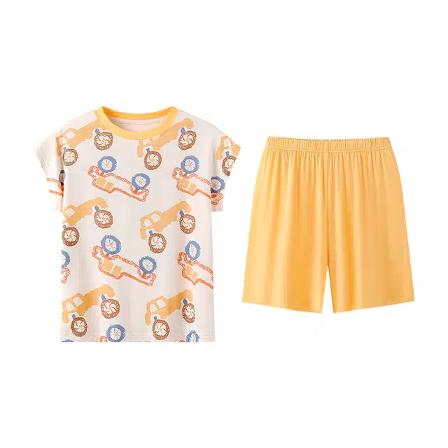 英氏家居服 百搭潮流时尚 车车乐园中小童