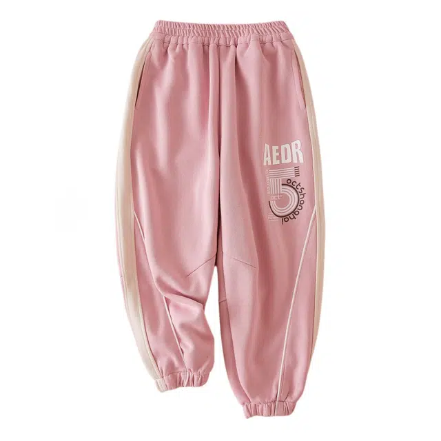 十月妈咪 舒适时尚休闲简约长裤 青少年