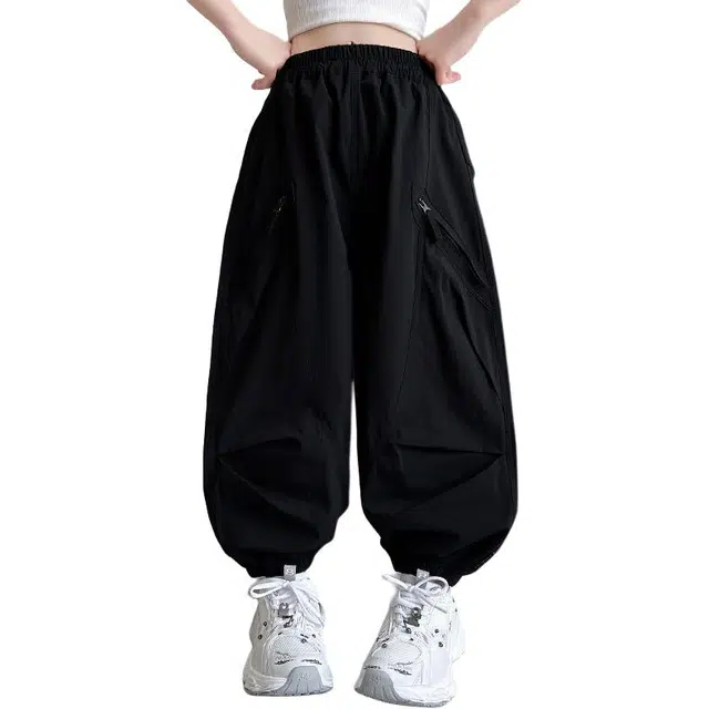 雅鹿长裤 舒适时尚百搭纯色 儿童款