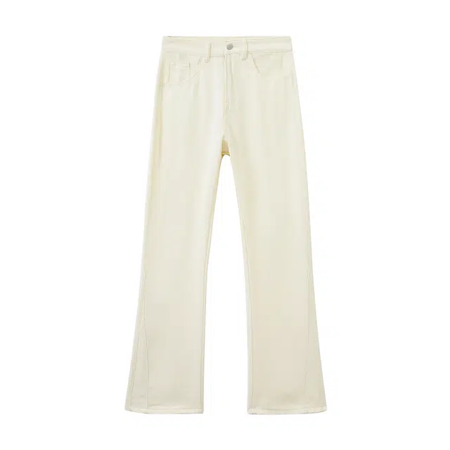 雅鹿 美式复古简约高街休闲舒适直筒牛仔裤 男女同款