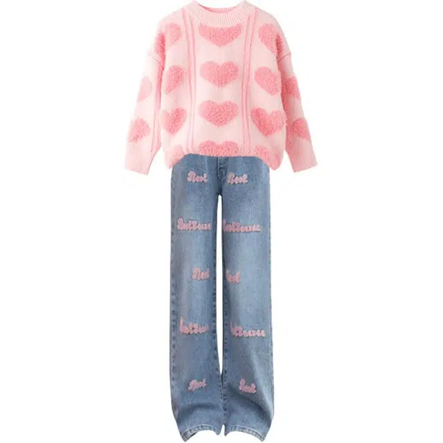 憨憨象 时尚舒适柔软休闲运动套装 青少年