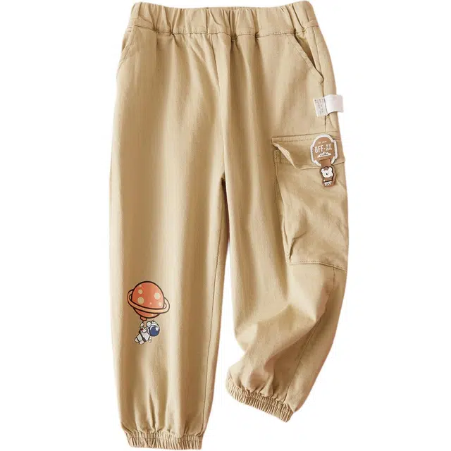 十月妈咪 舒适柔软束脚长裤 中小童