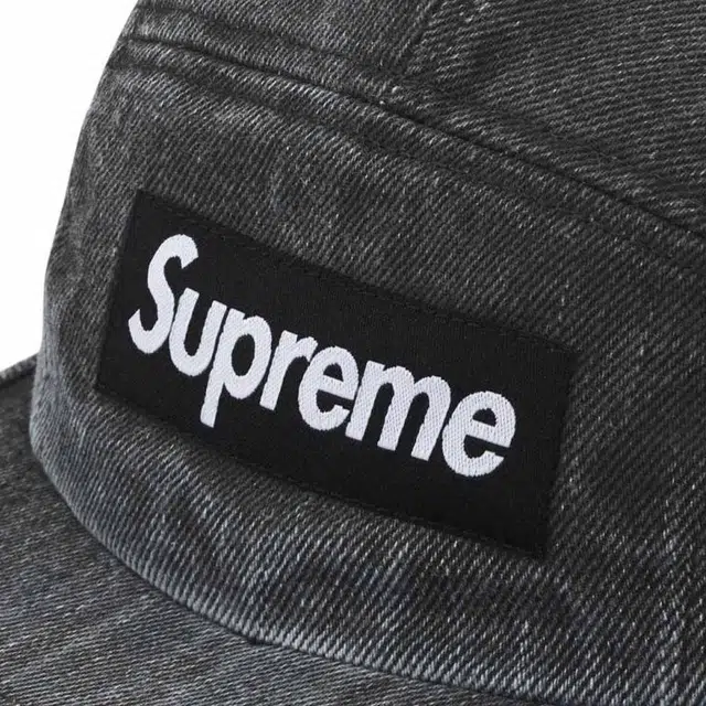 Supreme SS24 WEEK 18 COATED DENIM CAMP CAP