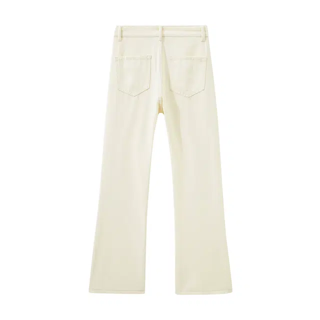 雅鹿 美式复古简约高街休闲舒适直筒牛仔裤 男女同款