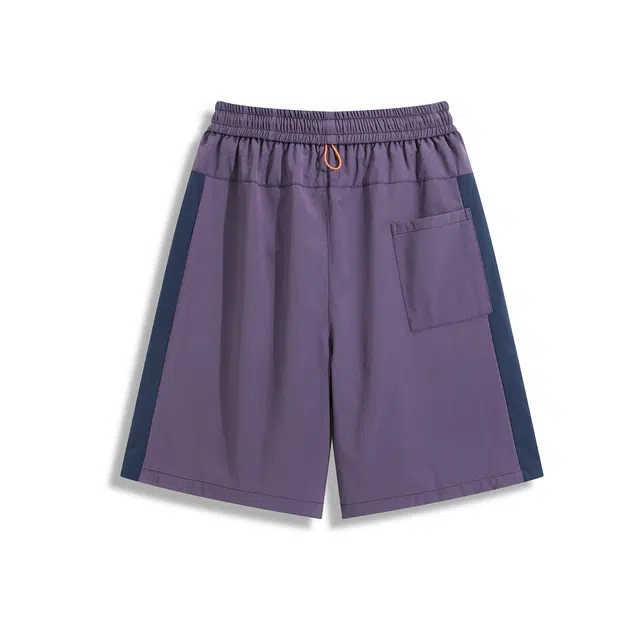 欧路得 户外撞色防泼水运动青少年轻薄透气五分裤休闲短裤 男款