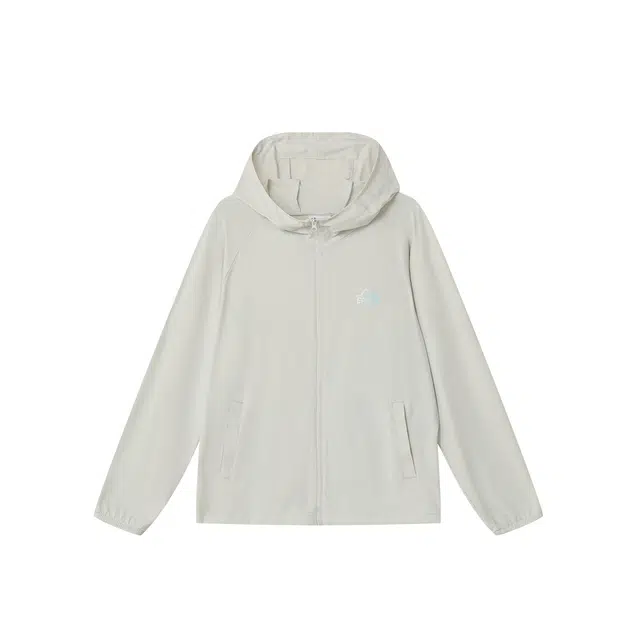 鸿星尔克儿童户外服 连帽纯色亲肤 青少年